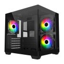 Fortron Obudowa Fortron | S140-BA | Czarny | Mini-ITX, uATX(M-ATX) | Zasilacz w zestawie Nie