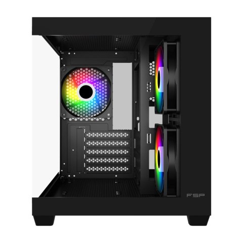 Fortron Obudowa Fortron | S140-BA | Czarny | Mini-ITX, uATX(M-ATX) | Zasilacz w zestawie Nie