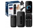 75-032# Telefon dla seniora blow czarny z klapką s24