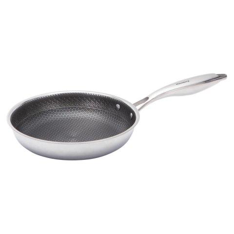 Patelnia powłoka non-stick honeycomb, 20 cm, 3-warstwy, stal 304, pfoa-free