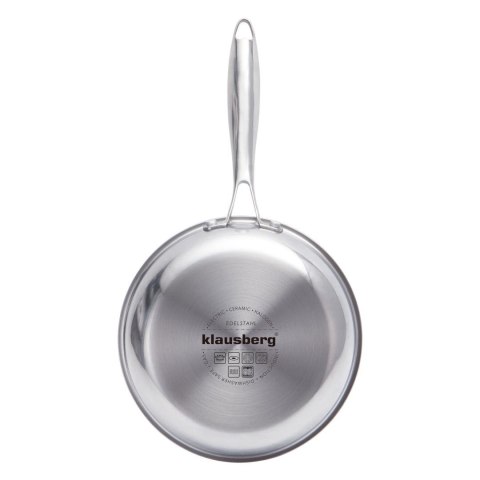 Patelnia powłoka non-stick honeycomb, 20 cm, 3-warstwy, stal 304, pfoa-free