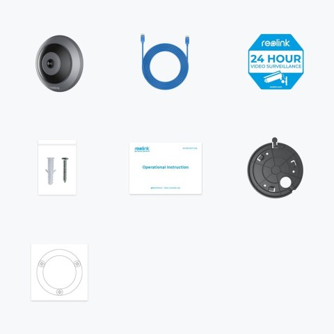 Kamera IP zewnętrzna REOLINK Fisheye P520 6MP PoE
