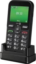 Doro Leva E10 6,1 cm (2.4") 118,9 g Czarny Telefon dla seniora