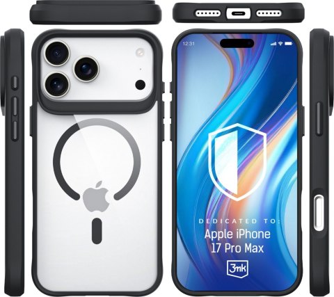 Etui Pancerne Apple iPhone 17 Pro Max - 3mk Satin Armor MagCase