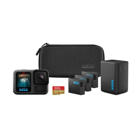 GoPro HERO13 Extended Power Bundle aparat do fotografii sportowej 27,6 MP 5.3K Ultra HD CMOS 25,4 / 1,9 mm (1 / 1.9") Wi-Fi 157 
