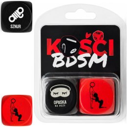 Kości BDSM CZERWONE