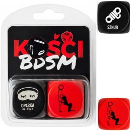 Kości BDSM CZERWONE