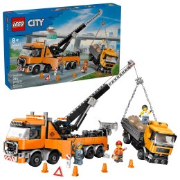 LEGO City 60467 - Wóz holowniczy z dźwigiem