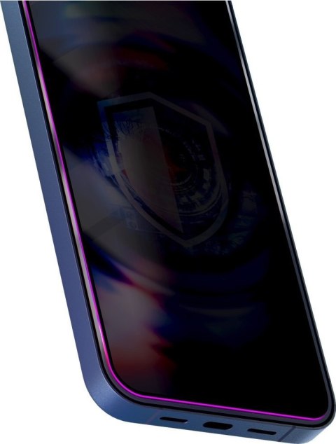 Szkło Hartowane Prywatyzujące Apple iPhone 17 Pro Max - 3mk Hardglass Max Privacy