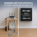 Extralink Szafa rack 4U 600x600 Czarna montowana na ścianie