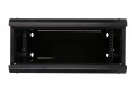 Extralink Szafa rack 4U 600x600 Czarna montowana na ścianie