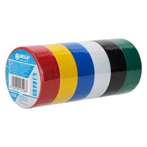 Taśma izolacyjna z pvc 19mm*0,13mm*3m - szt.6