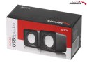 AC870 B 43398 Głośniki komputerowe 6W USB Silver&Black