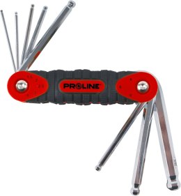Klucze imbusowe z kulką 1.5-8.0 mm ze skuwką szt.8 proline