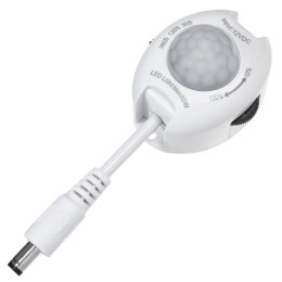 Czujnik ruchu PIR Maclean, na podczerwień, do taśm LEDowych, 12V DC, max. 60W, MCE242