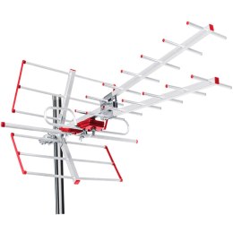 Antena TV DVB-T/T2 HEVC Maclean, aktywna, zewnętrzna combo, filtr Lte, UHF/VHF max 100dBV, MCTV-855A