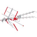 Antena TV DVB-T/T2 HEVC Maclean, pasywna, zewnętrzna combo, filtr Lte, UHF/VHF max 100dBV, MCTV-855