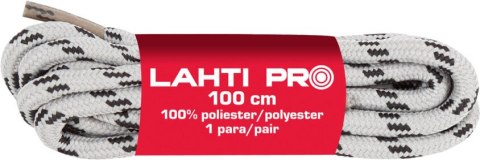 Sznurowadła okrągłe szar-czar l904040p, 10 par, 100cm, lahti