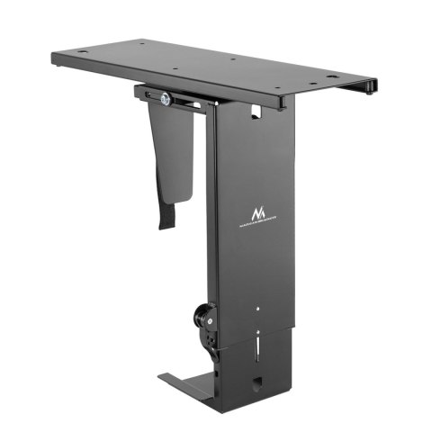 Podbiurkowy uchwyt / adapter do komputera Maclean, regulowany, max. 10kg, czarny, do biurowej stacji roboczej, MC-885 B