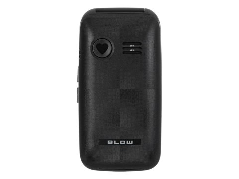 75-032# Telefon dla seniora blow czarny z klapką s24