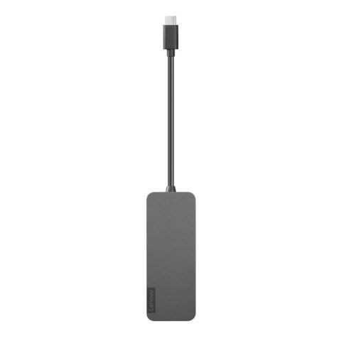 Lenovo 4X90X21427 huby i koncentratory USB 3.2 Gen 2 (3.1 Gen 2) Type-C 20000 Mbit/s Szary