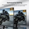 UNITEK KABEL HDMI 2.1 8K LUX OPLOT 1M