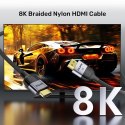 UNITEK KABEL HDMI 2.1 8K LUX OPLOT 2M
