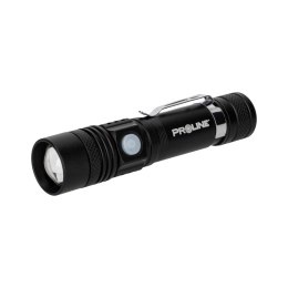 Latarka alu. usb-c, 260 lm, zoom, 3 tryby świecenia, proline