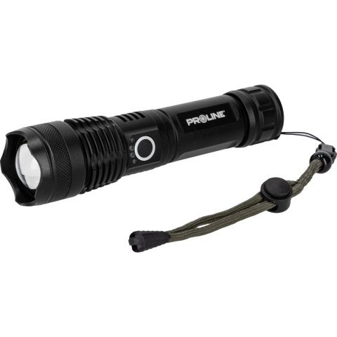 Latarka alu. usb-c, 600 lm, zoom, 5 tryb. świecenia, proline