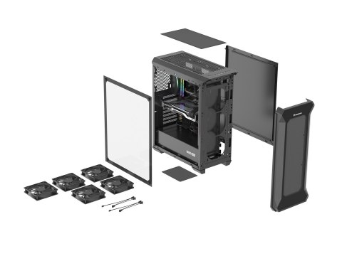 GENESIS OBUDOWA IRID 505F MIDI TOWER Z OKNEM