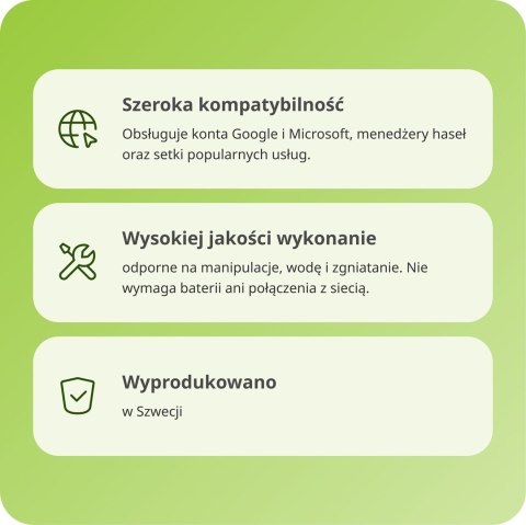Klucz Sprzętowy Yubico YubiKey 5C NFC U2F FIDO