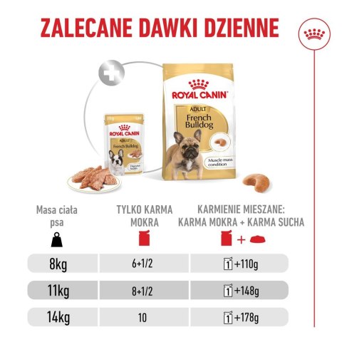 Royal Canin French Bulldog Adult mokra karma dla psów pasztet 12x85g
