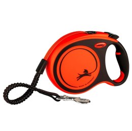 FLEXI Smycz XTREME L taśma 8m - do 55kg pomarańczowa