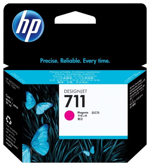 Tusz HP czerwony HP 711, HP711=CZ131A, 29 ml