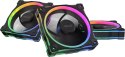 Wentylator do obudów ASUS Prime MR120 ARGB Reverse 3-pack Czarny 90DA00L0-B09020