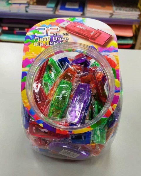 Emtec C410 Color Mix - Candy Jar 2.0 pamięć USB 32 GB USB Typu-A Wielobarwny