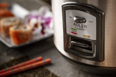 Garnek do ryżu Adler AD 6406 (1.5l; kolor inox)