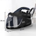 Generator pary Black+Decker BXSS2800E 2800W | 1,5l | 8 bar | uderzenie pary 400 g/min | dług.przewodu 2,1m