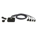 Aten Aten | 2-portowy przełącznik KVM USB FHD HDMI | CS22HF | Miesiące gwarancji