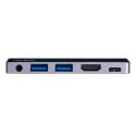 Aten Aten UH3238 USB-C Travel Dock with Power Pass-Through Aten | USB-C Travel Dock with Power Pass-Through | UH3238-AT | Dock | Port