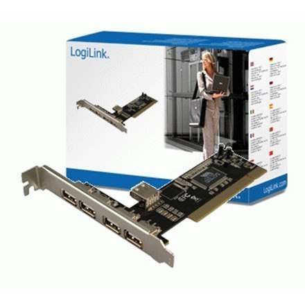 Logilink Logilink Karta interfejsu PCI USB 2.0 4+1x