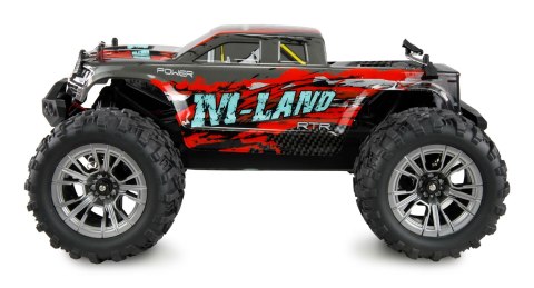 Amewi M-Land Monster Truck 48km/h 4WD 1 16 RTR czerwony (22622)