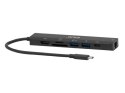 CLUB3D CSV-2553 huby i koncentratory USB Type-C 5000 Mbit/s Czarny