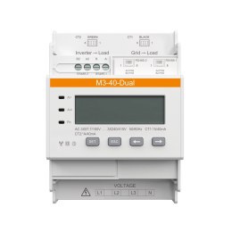 SOLAX // Licznik M3-40-Dual, zawiera podwójny komplet przekładników NCTK-16 100A/40mA. Umożliwia wykonanie dwóch punktów pomiaru