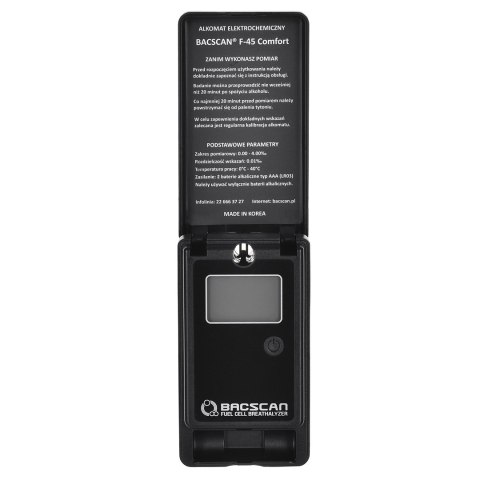 BACscan F-45 alkomat 0 - 4% Czarny