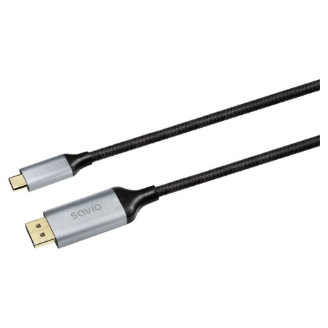 SAVIO KABEL USB-C - DISPLAYPORT 8K 2M 60HZ (DSC) CL-208