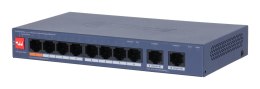 Dahua Technology CS4010-8ET2GT-60 przełącznik sieciowy Zarządzany L2 Gigabit Ethernet (10/100/1000) Obsługa PoE Niebieski