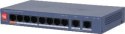 Dahua Technology CS4010-8ET2GT-60 przełącznik sieciowy Zarządzany L2 Gigabit Ethernet (10/100/1000) Obsługa PoE Niebieski