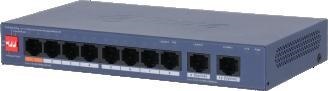 Dahua Technology CS4010-8ET2GT-60 przełącznik sieciowy Zarządzany L2 Gigabit Ethernet (10/100/1000) Obsługa PoE Niebieski
