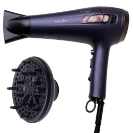Adler Adler Hair dryer with retractable power cord | AD 2273 | 2000 W | Number of temperature settings 3 | Diffuser nozzle | Dark Viol